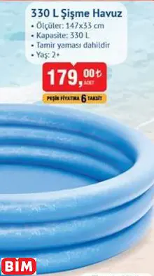 ŞİŞME HAVUZ 330 L ŞİŞME HAVUZ 330 L